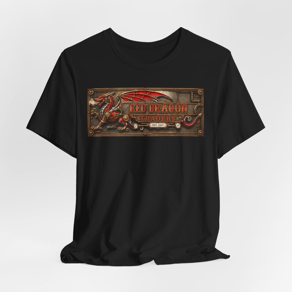 Dragon Tavern Graphic Tee — Red Dragon Vintage Sign T-Shirt