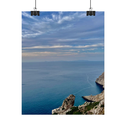 Serene Coastal Landscape Poster