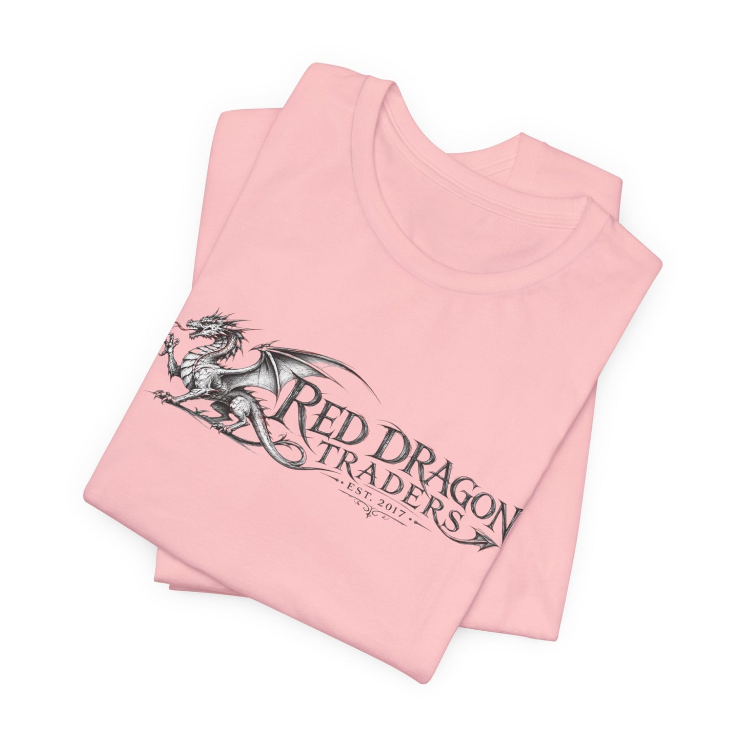 Red Dragon Traders Logo Tee - Vintage Dragon Graphic T-Shirt