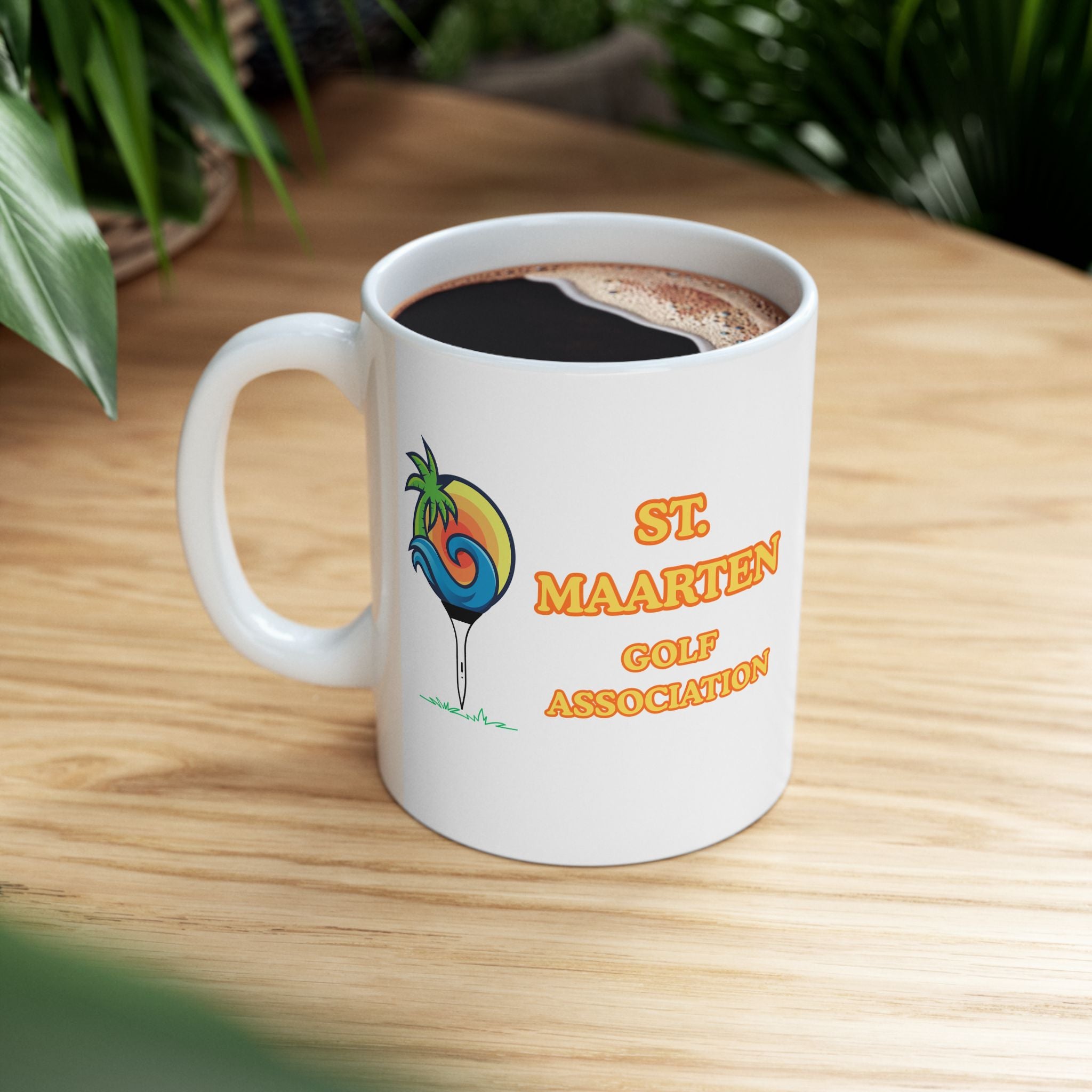 St. Maarten Golf Association Ceramic Mug – Tropical