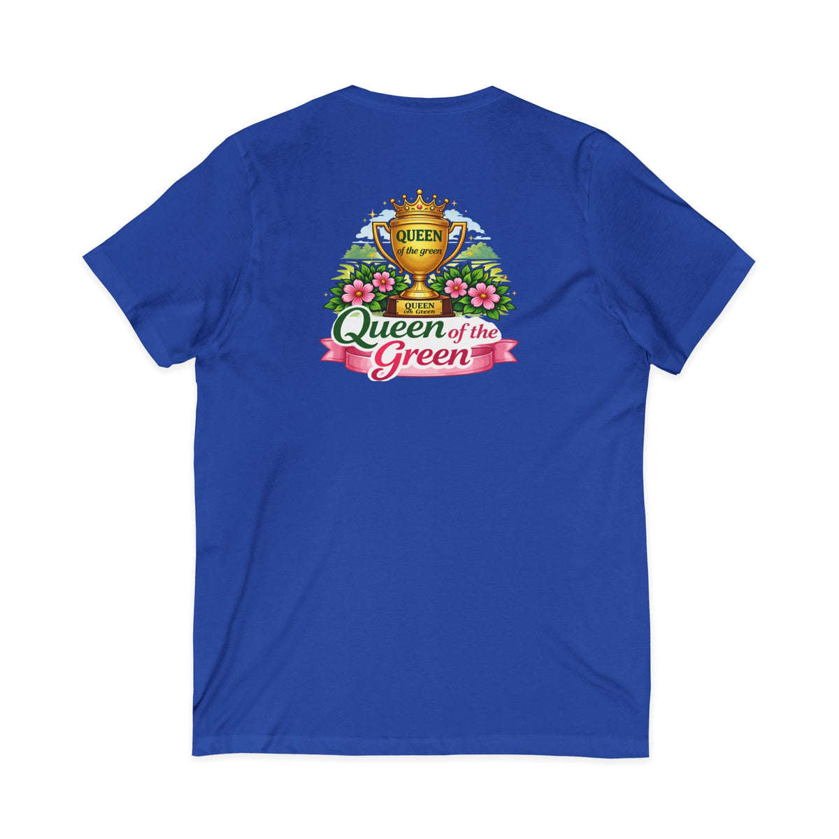 Queen of the Green V-Neck Tee