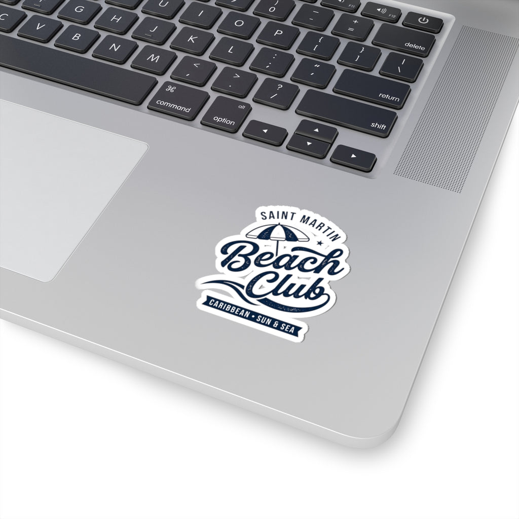 Saint Martin Beach Club Sticker – Retro Island Badge, paper products product image 5.