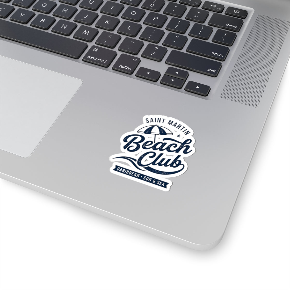 Saint Martin Beach Club Sticker – Retro Island Badge, paper products product image 5.
