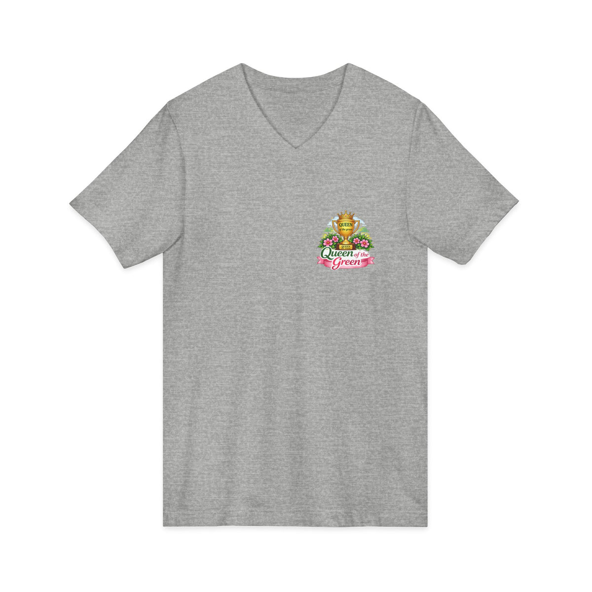 Queen of the Green V-Neck Tee