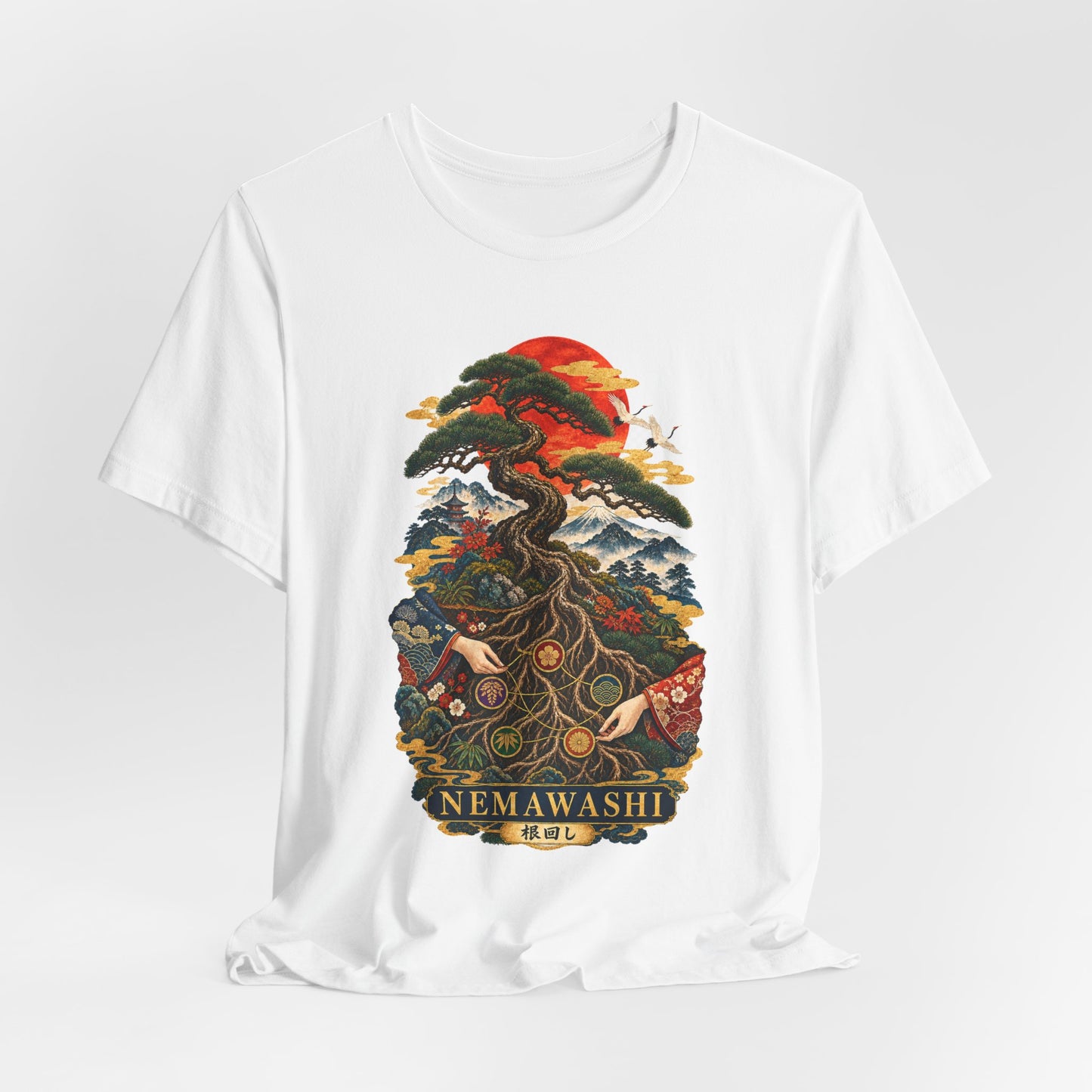 NEMAWASHI – Strong Roots | Premium Japanese Art T-Shirt