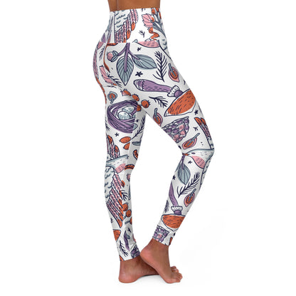 High Waisted Printed Leggings