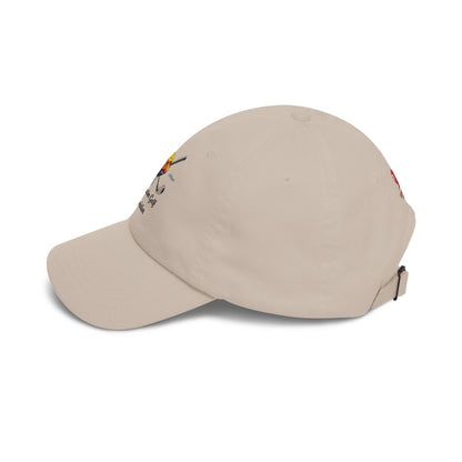 St. Maarten Golf Association Dad Cap - Embroidered Sunset & Crossed Clubs