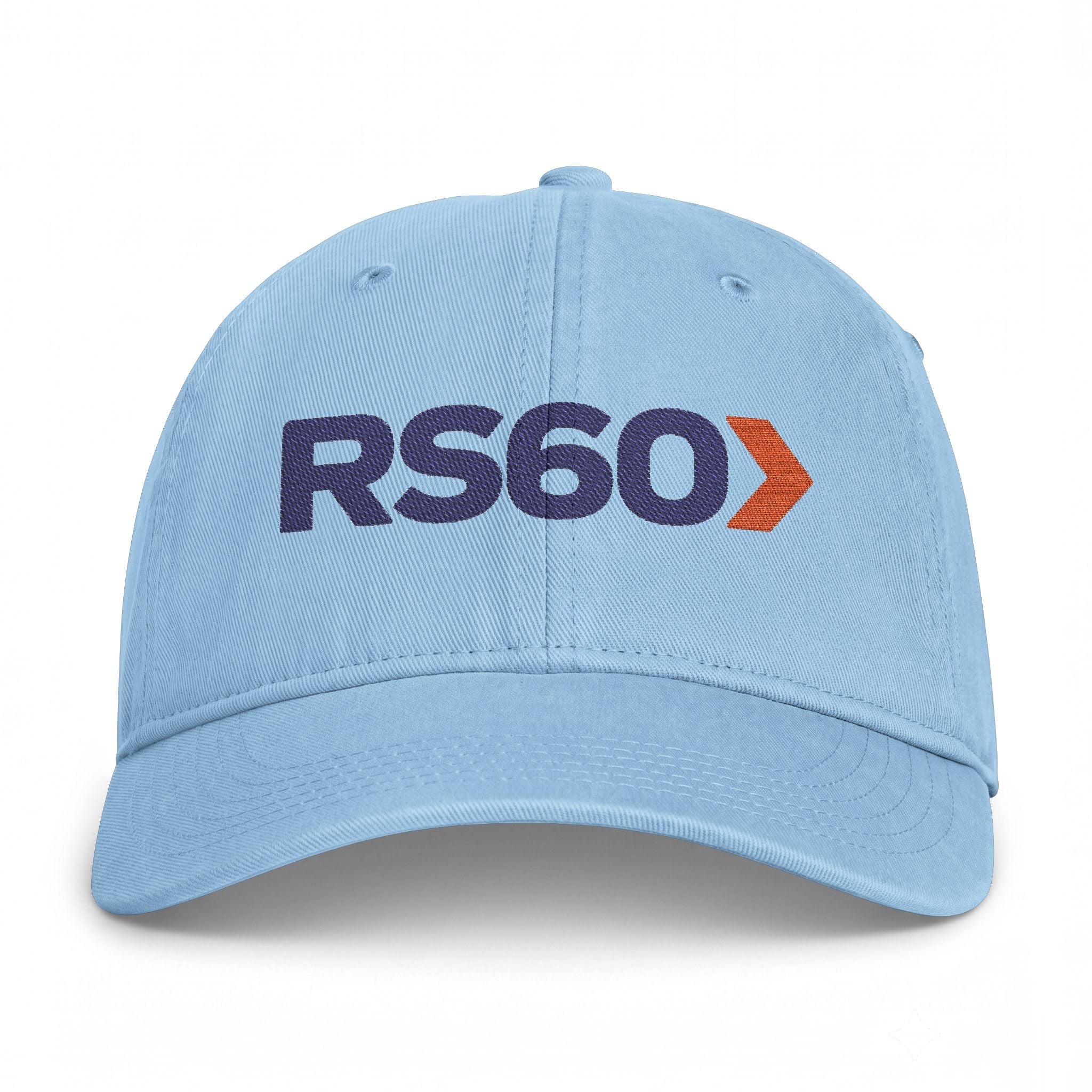 Washed Baseball Cap — Embroidered "RS60" Coastal Logo