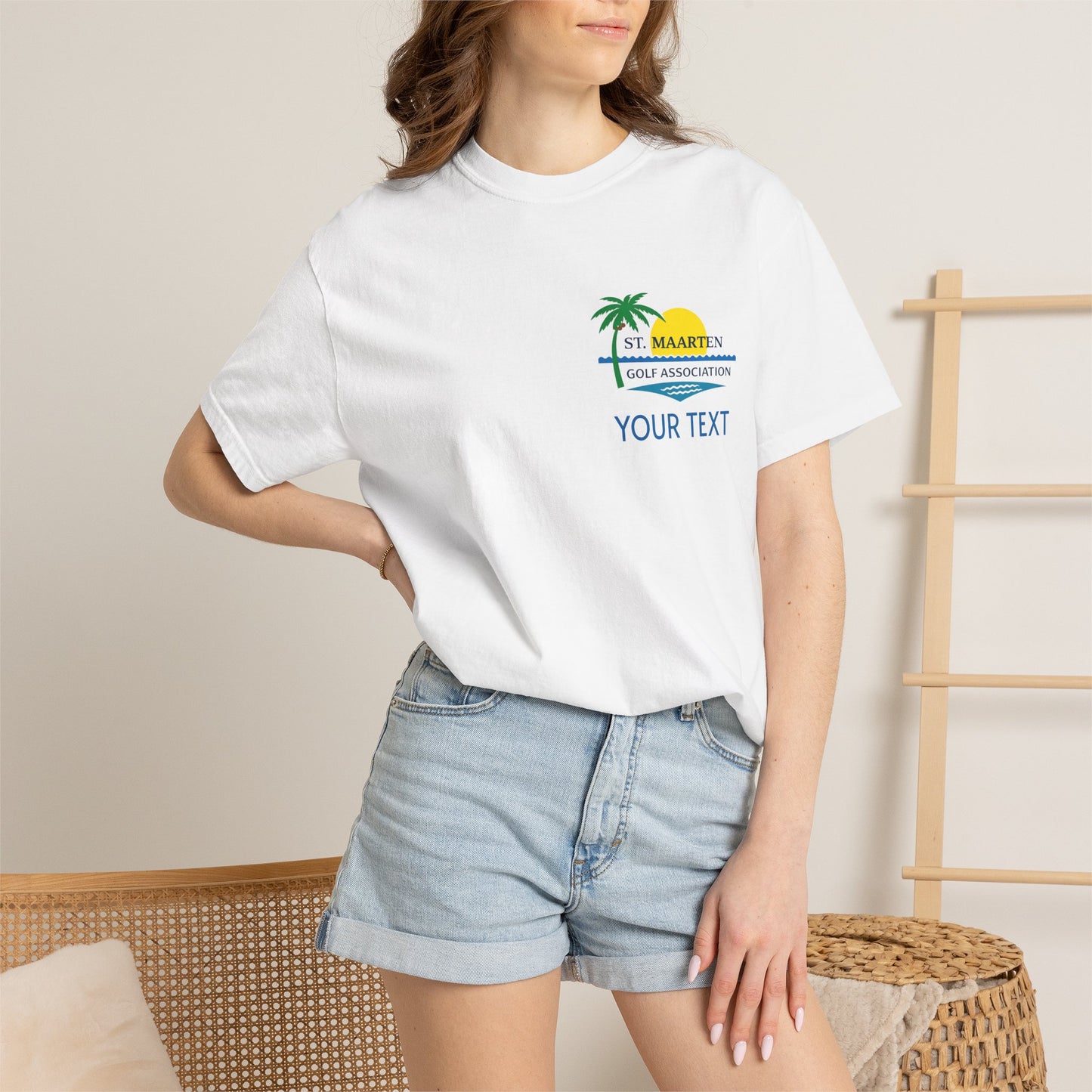 St. Maarten Golf Association T-Shirt — Personalized Resort Golf Tee