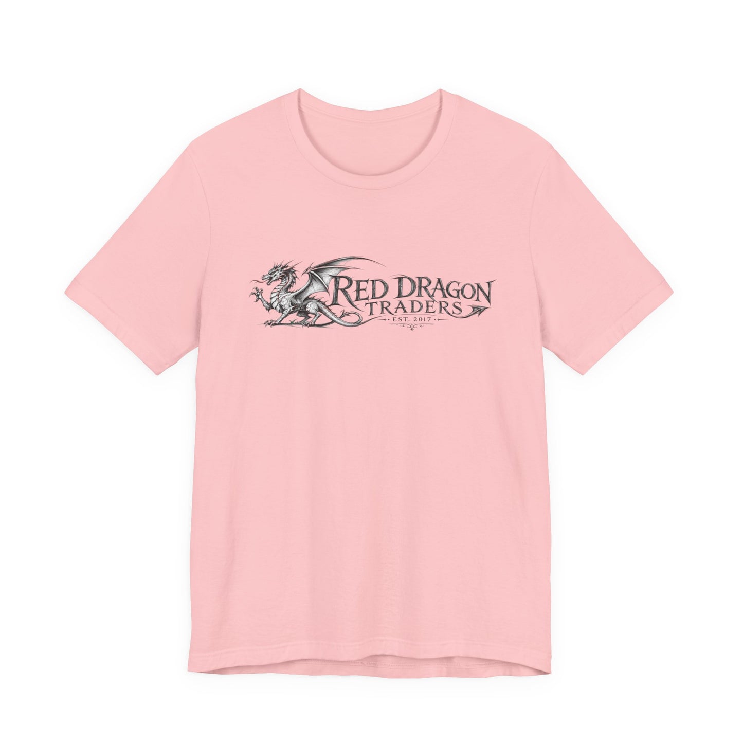 Red Dragon Traders Logo Tee - Vintage Dragon Graphic T-Shirt