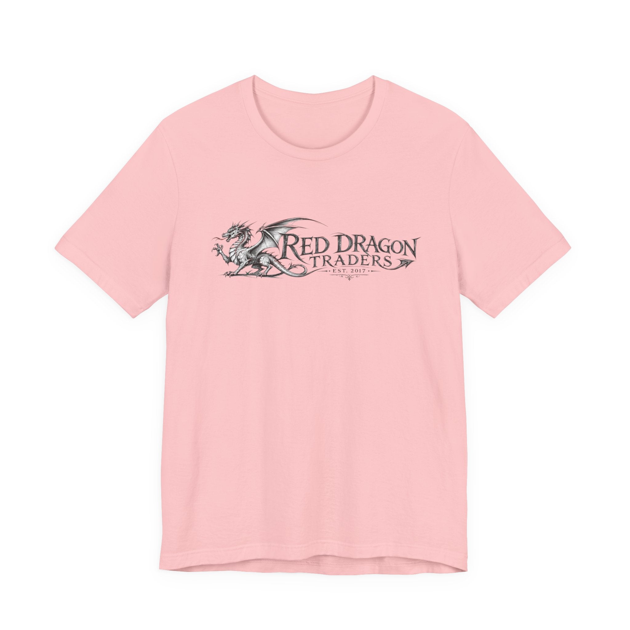 Red Dragon Traders Logo Tee - Vintage Dragon Graphic T-Shirt