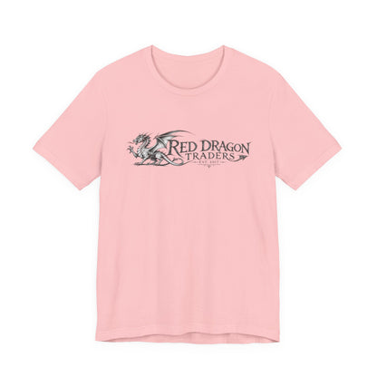 Red Dragon Traders Logo Tee - Vintage Dragon Graphic T-Shirt