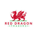 Logo of Red Dragon Traders with a red dragon on a white background
