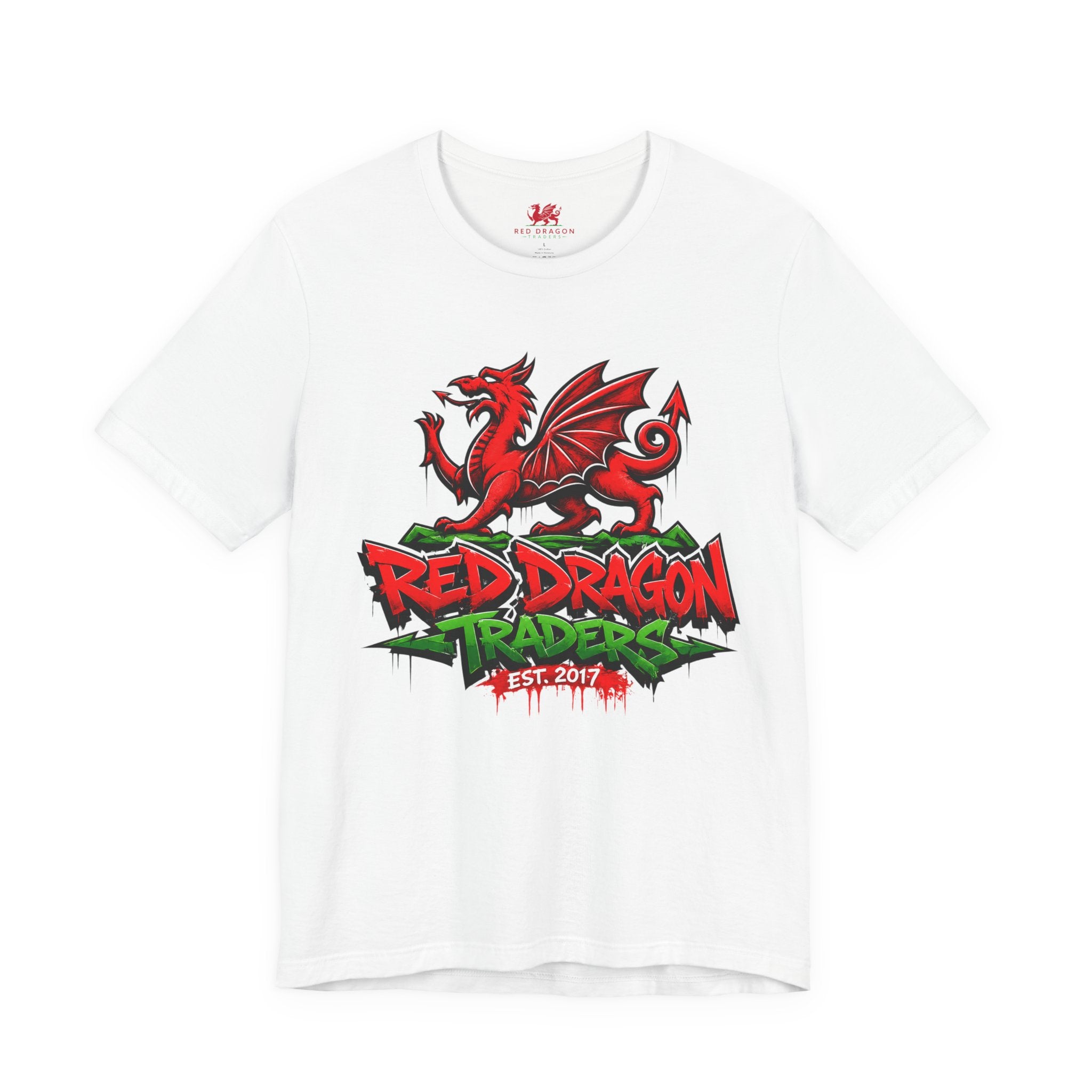 Red Dragon Traders Graphic Tee — Bold Welsh Dragon Streetwear Tee