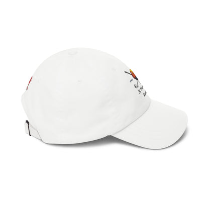 St. Maarten Golf Association Dad Cap - Embroidered Sunset & Crossed Clubs