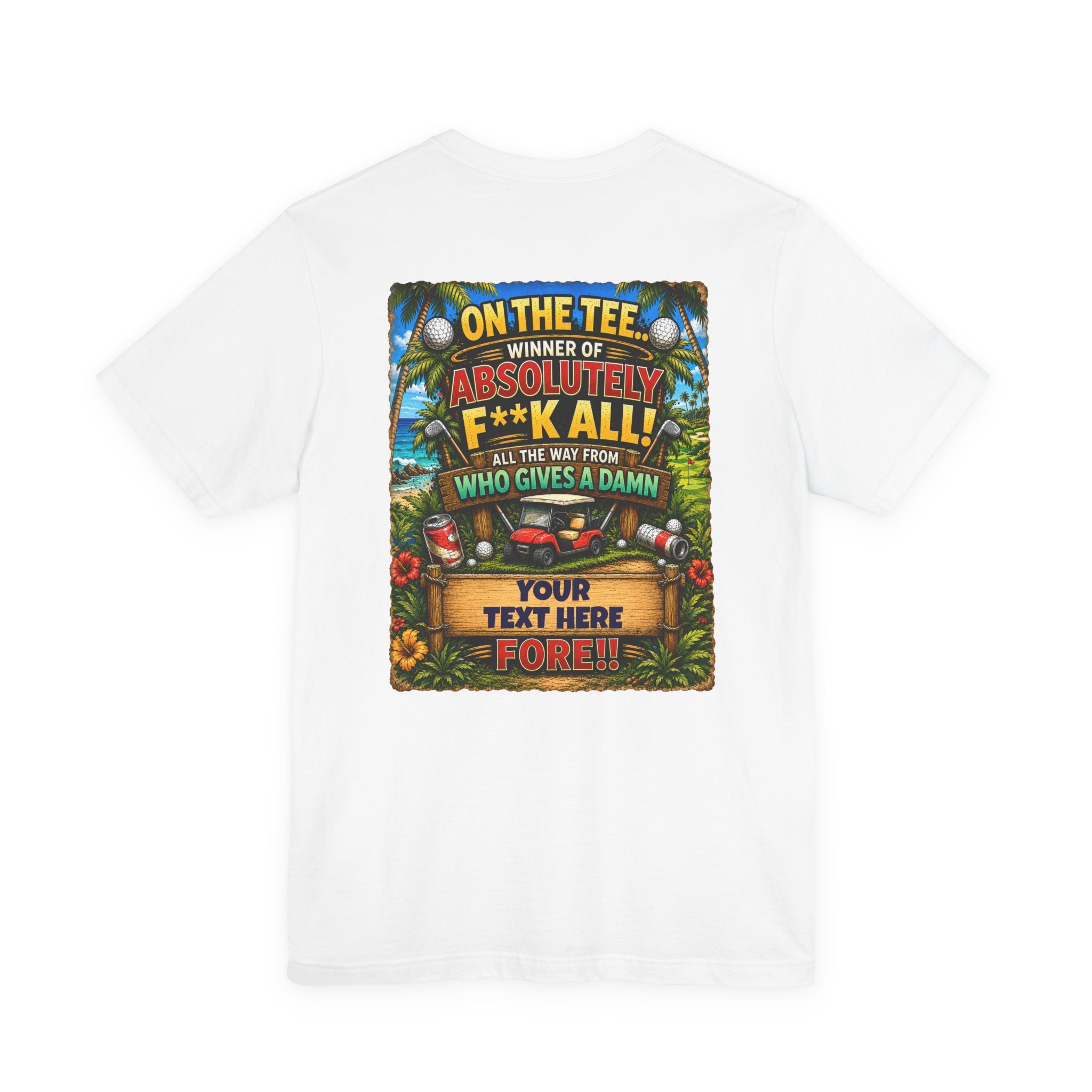 Funny Golf T-Shirt – "Winner of Absolutely F**k All"