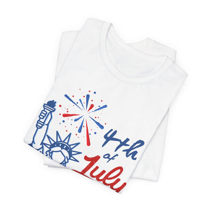 4th of July Statue of Liberty T-Shirt — Patriotic Independence Day Tee
