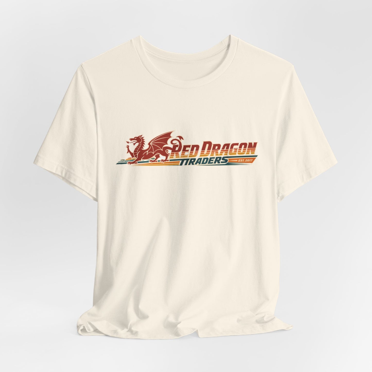 Red Dragon Traders Logo Tee — Vintage Dragon Graphic T-Shirt