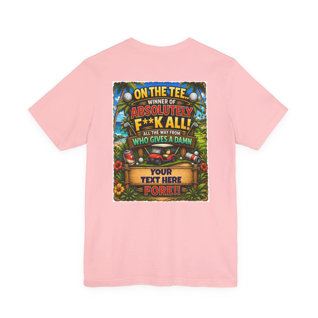 Heather Prism Ice Blue Funny Golf T-Shirt – "Winner of Absolutely F**k All", t-shirt product image 23, size L.