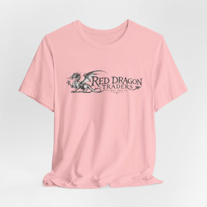 Red Dragon Traders Logo Tee - Vintage Dragon Graphic T-Shirt