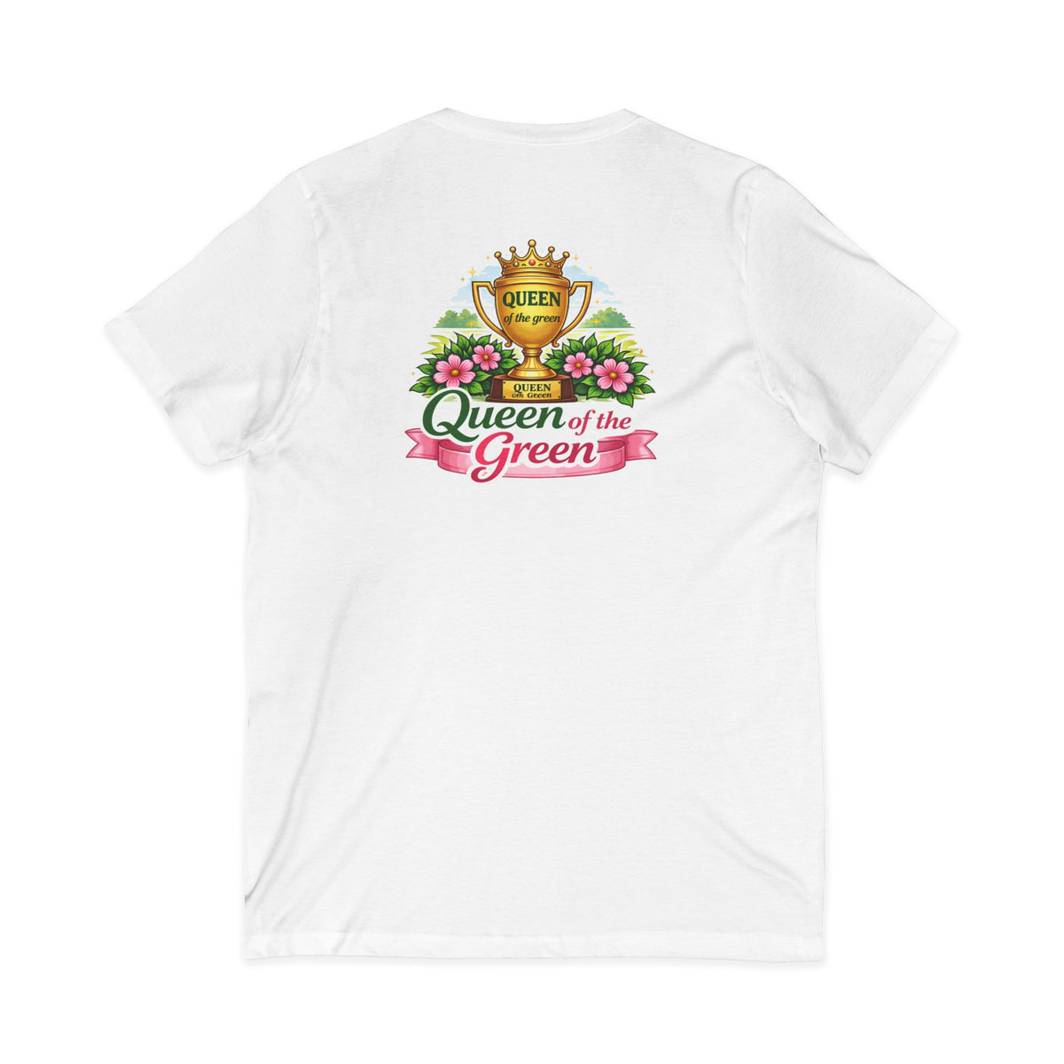 Queen of the Green V-Neck Tee