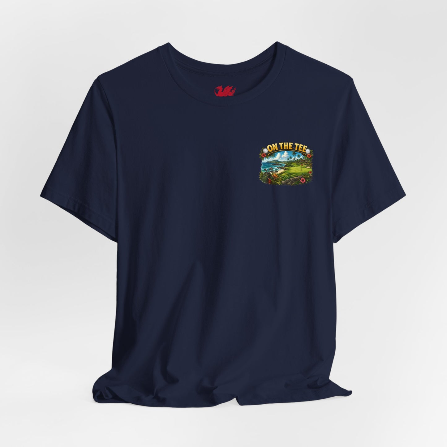 Golf T-Shirt — "On The Tee, Winner of Absolutely F**k All!" Funny Personalized Golf Shirt