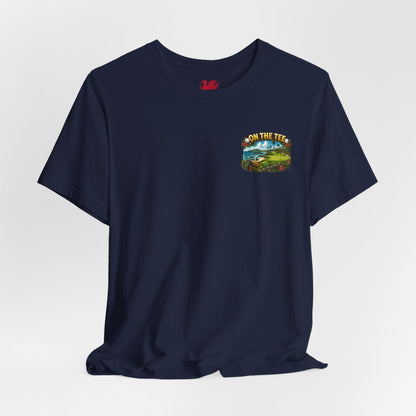 Golf T-Shirt — "On The Tee, Winner of Absolutely F**k All!" Funny Personalized Golf Shirt
