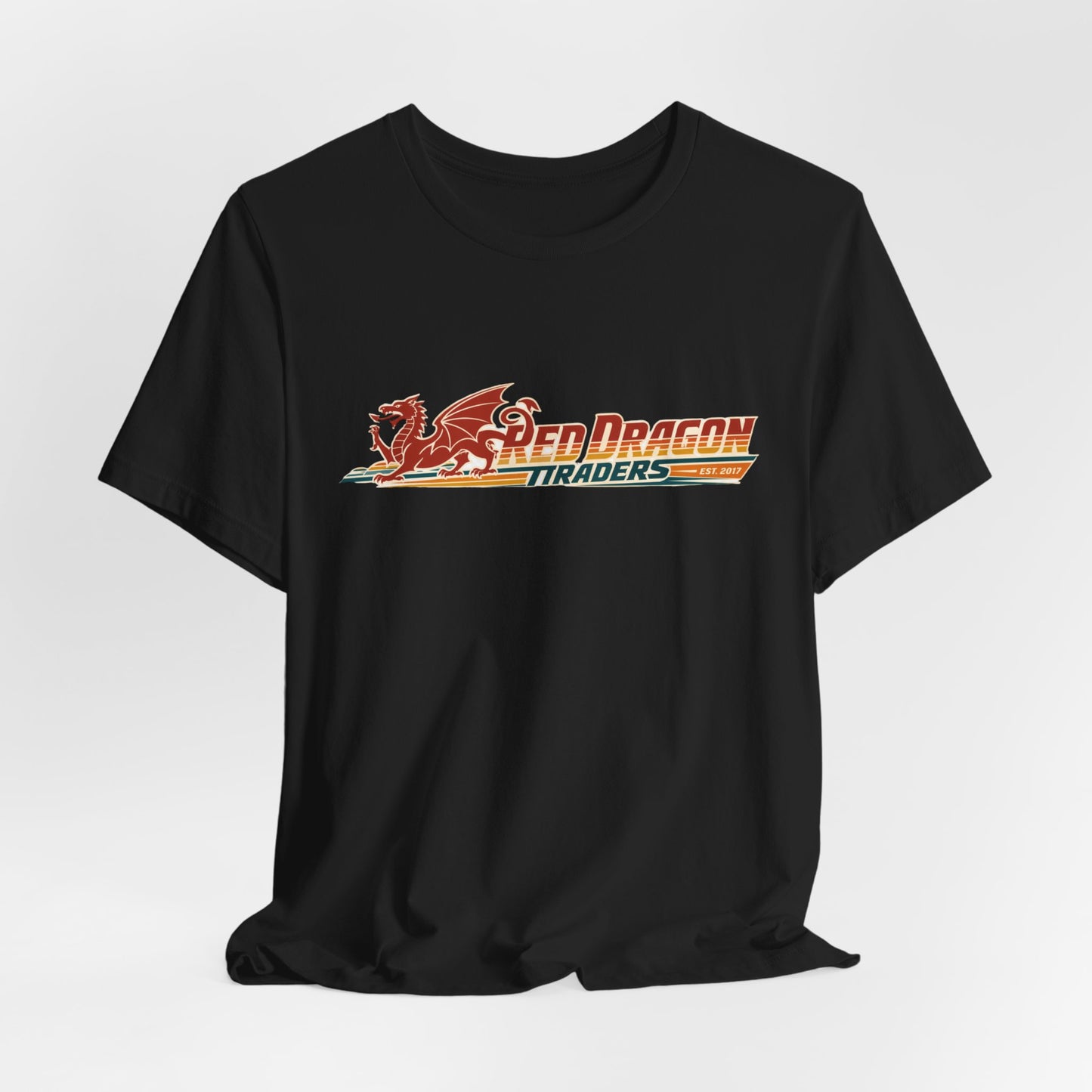 Red Dragon Traders Logo Tee — Vintage Dragon Graphic T-Shirt