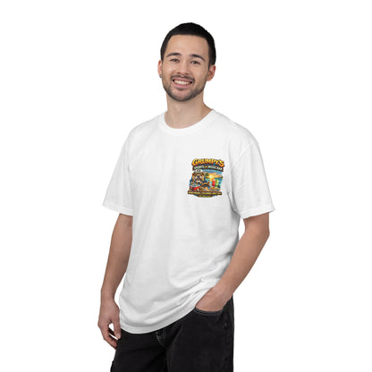 Grumpy's Sports & Music Bar T-Shirt — Retro Beach Bar Graphic Tee
