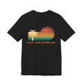 Maroon Summer Golf T-Shirt – "Enjoy Your Summer Golf" Tee, t-shirt product image 3, size S.