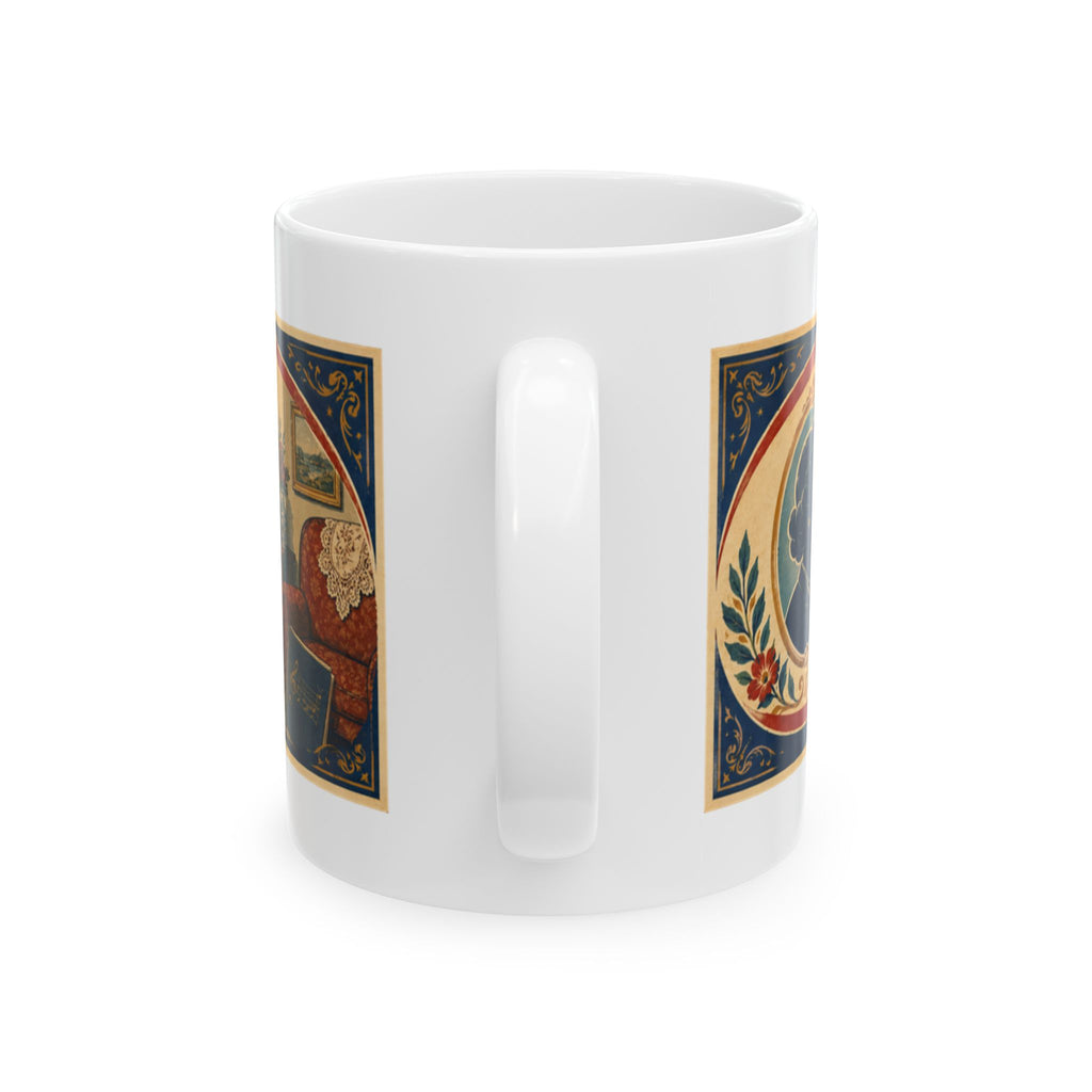 Vintage Quote Ceramic Mug – “Say What You Mean, Mean What You Say” Motivational Coffee Cup (11oz/15oz)