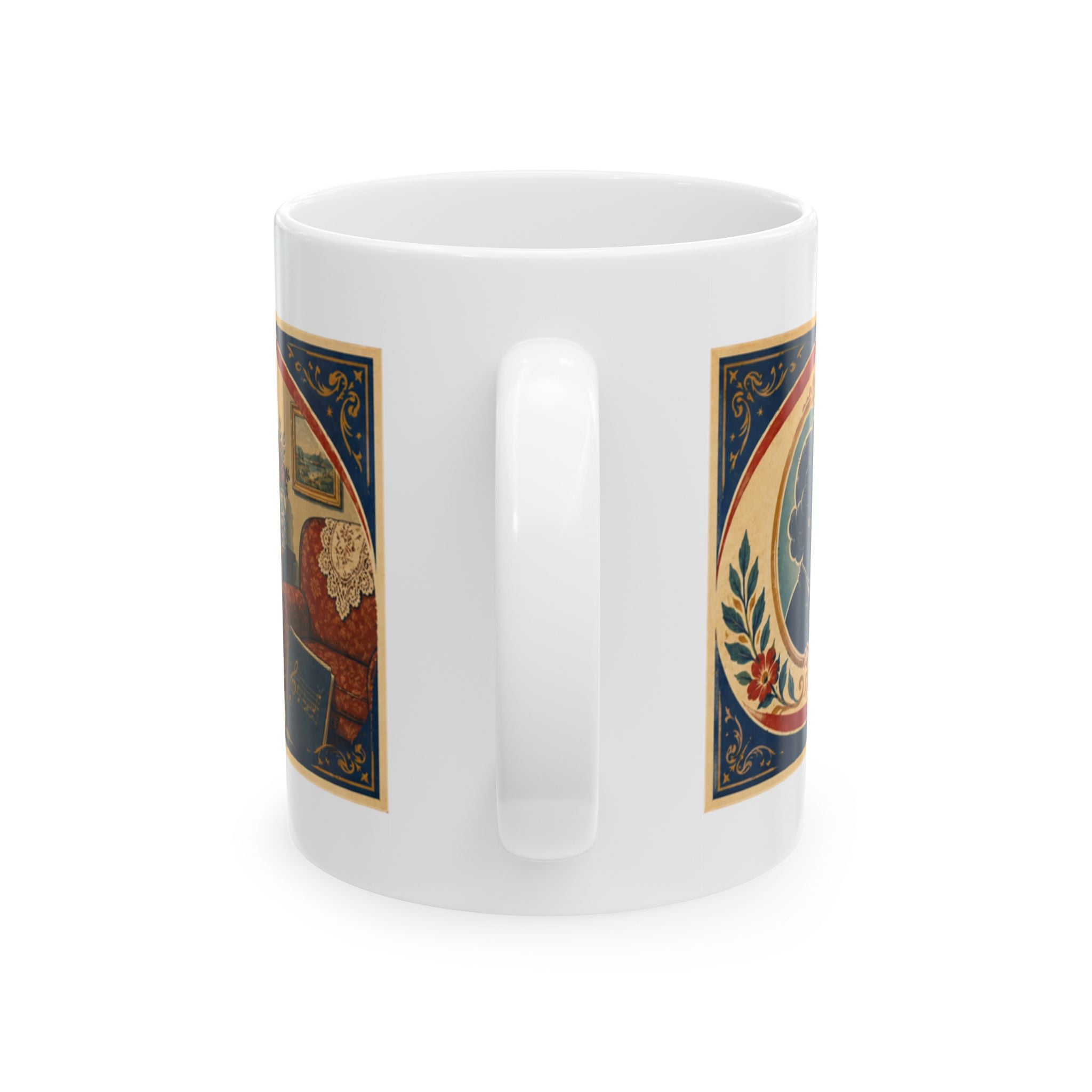 Vintage Quote Ceramic Mug – “Say What You Mean, Mean What You Say” Motivational Coffee Cup (11oz/15oz)