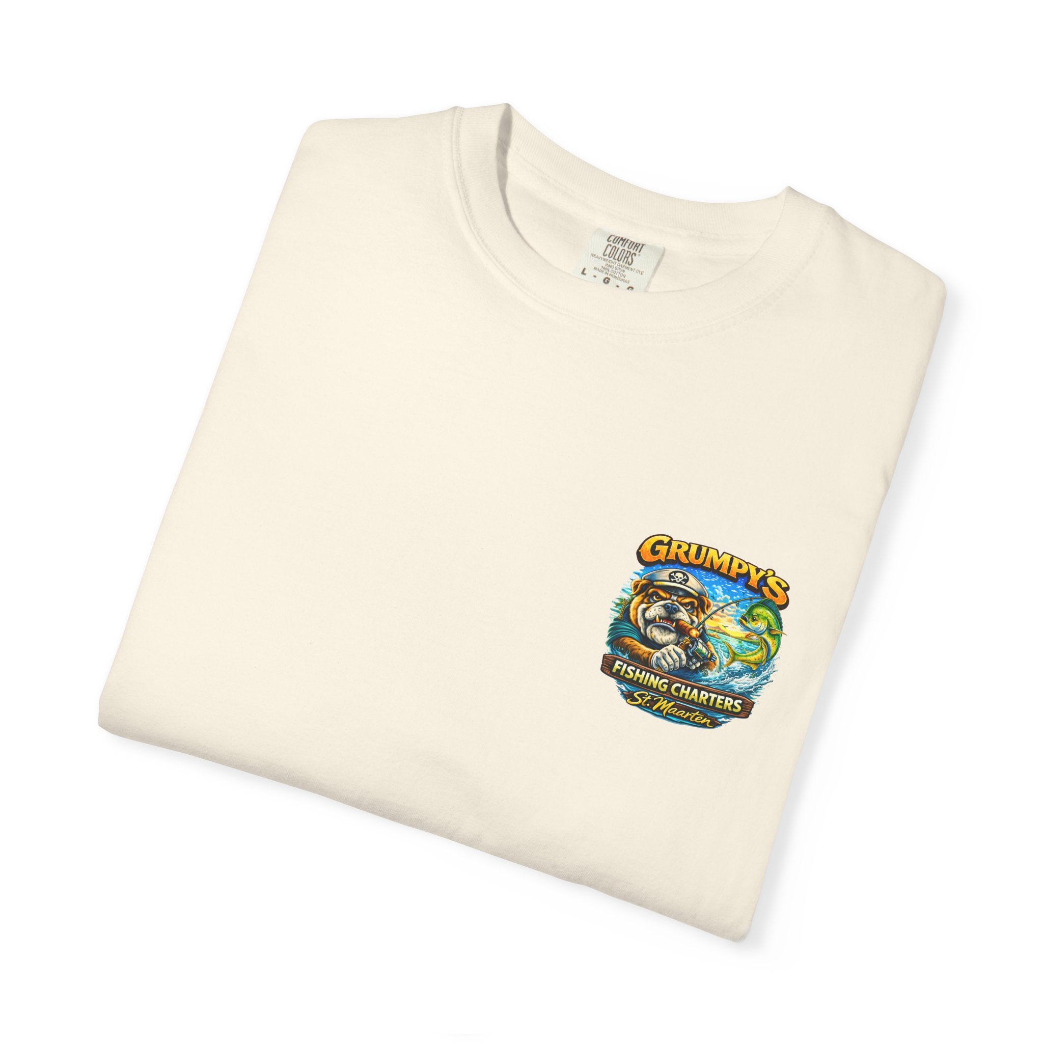 Grumpy's Fishing Charters Tee – "Hooked & Hammered"