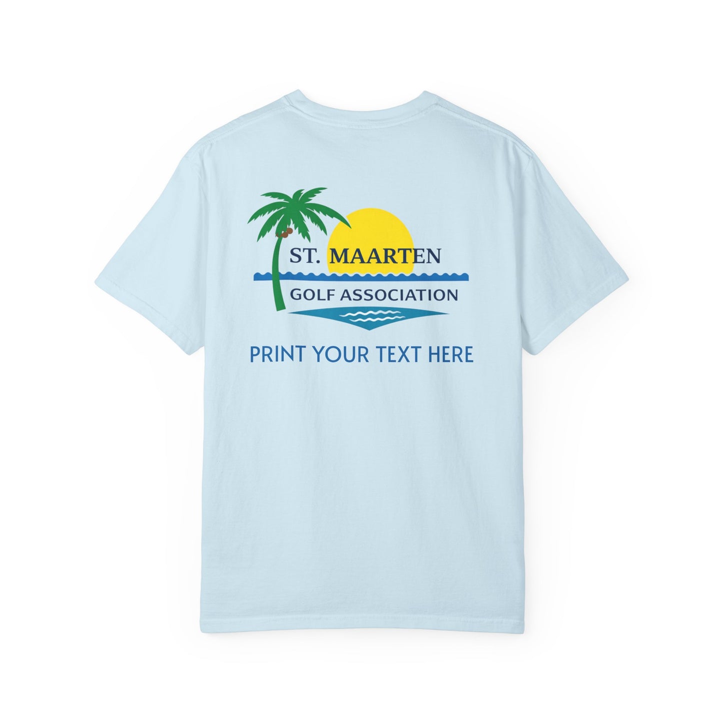 St. Maarten Golf Association T-Shirt — Personalized Resort Golf Tee