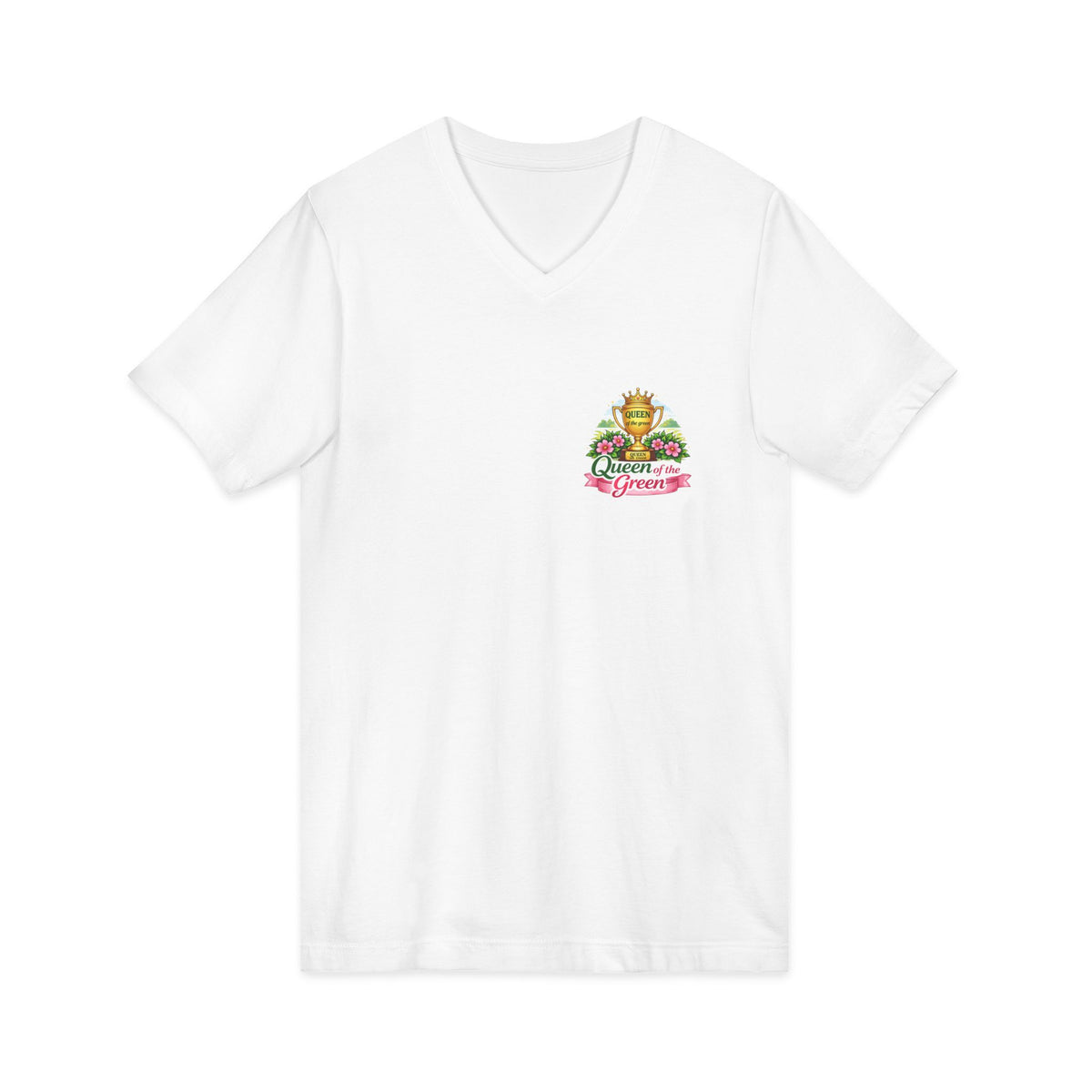 Queen of the Green V-Neck Tee