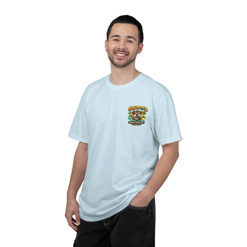 Blossom Grumpy's St. Maarten T-Shirt – Sports Bar Logo Tee, t-shirt product image 20, size XL.