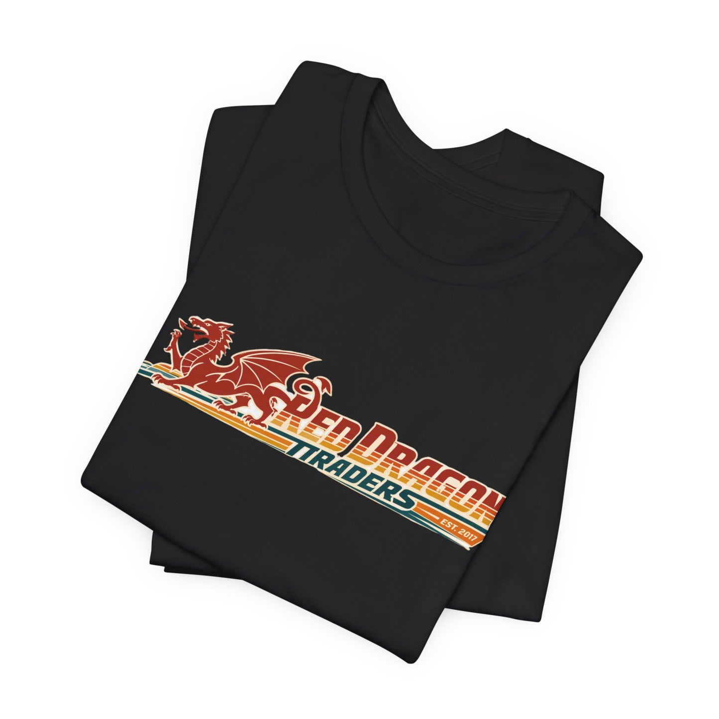 Red Dragon Traders Logo Tee — Vintage Dragon Graphic T-Shirt