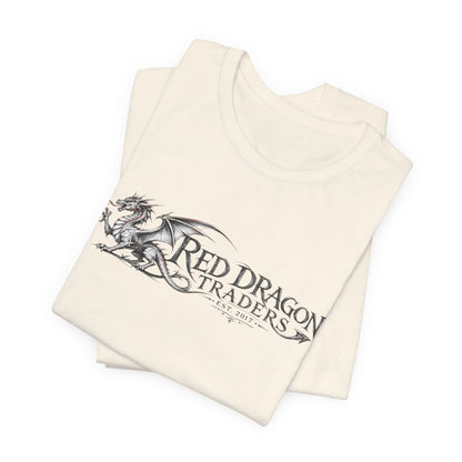 Red Dragon Traders Logo Tee - Vintage Dragon Graphic T-Shirt
