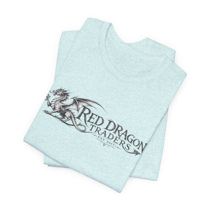 Red Dragon Traders Logo Tee - Vintage Dragon Graphic T-Shirt