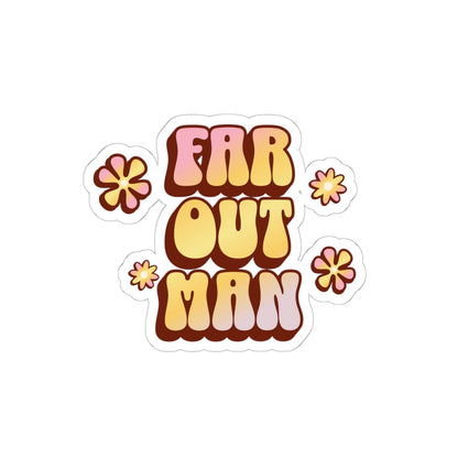 Funky Flower Power Sticker
