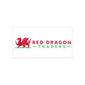 Logo of Red Dragon Traders with a red dragon illustration on a white background