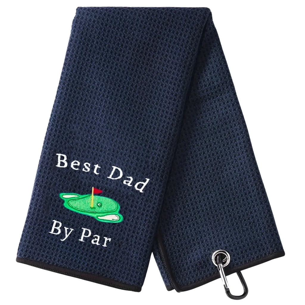 Stylish Cartoon & Letter Print Golf Towel - Soft, Portable Golf Accessory for Men & Women - Perfect Golf Gift!