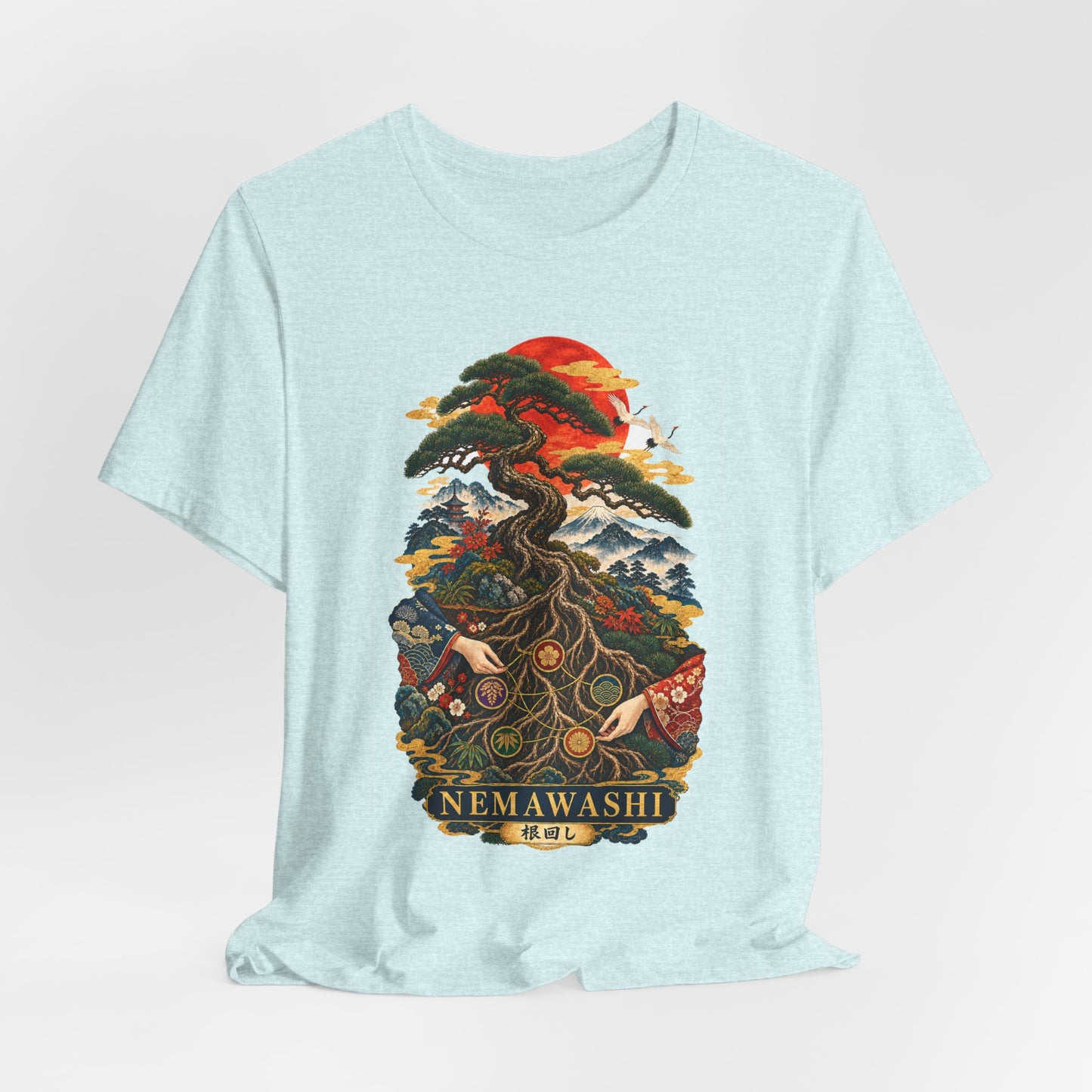 NEMAWASHI – Strong Roots | Premium Japanese Art T-Shirt