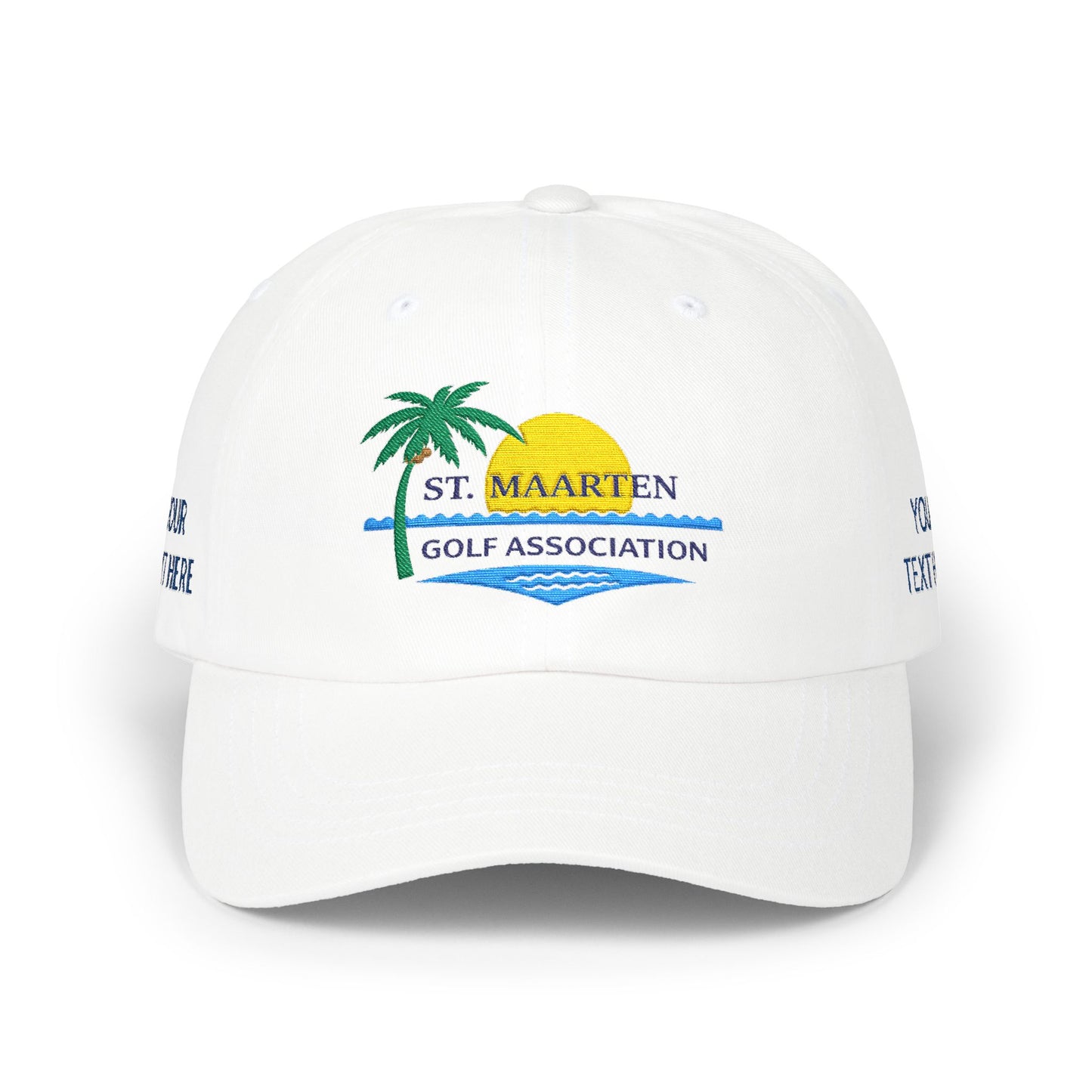 St. Maarten Golf Association Tropical Embroidered Dad Cap