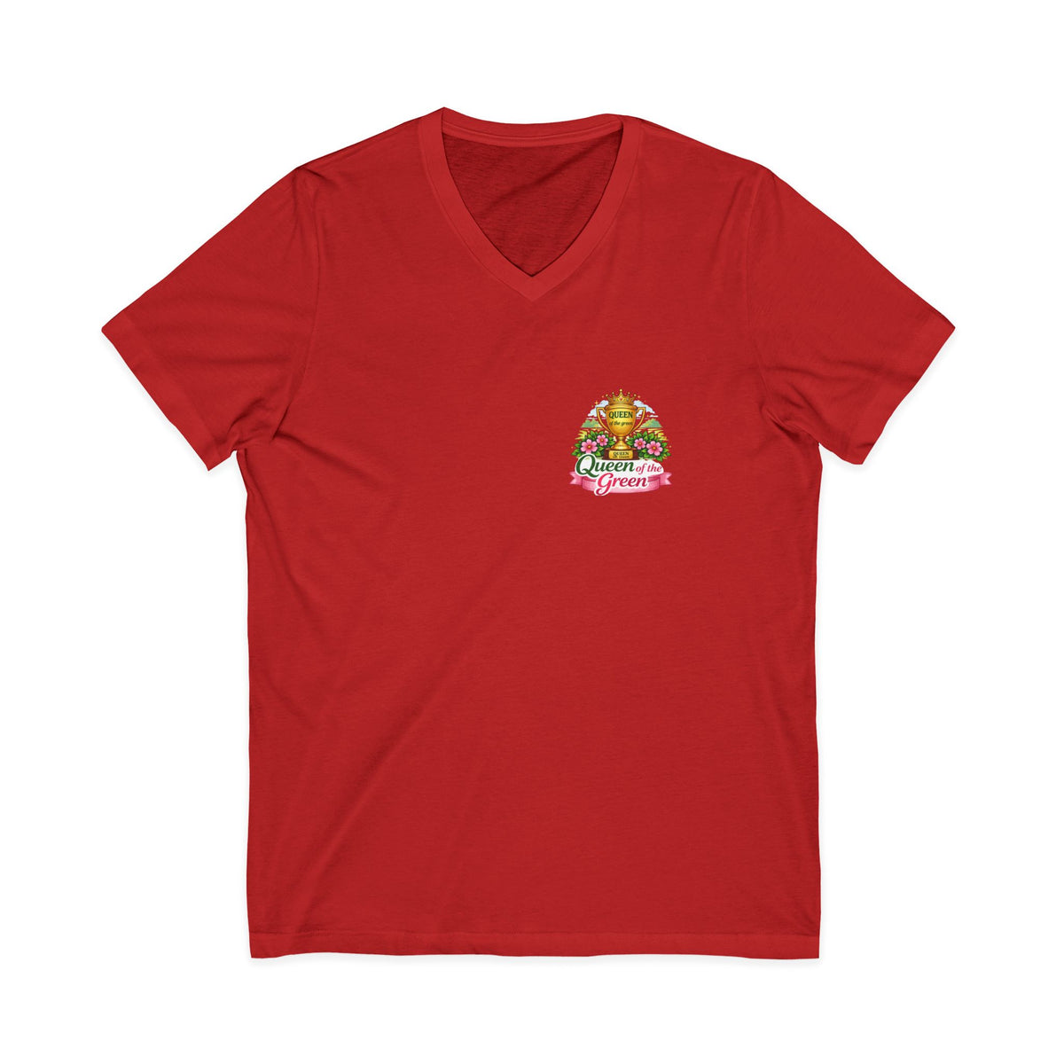 Queen of the Green V-Neck Tee