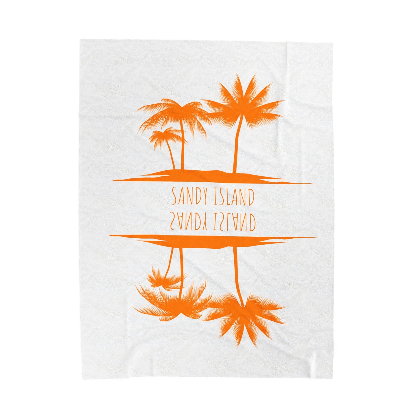 Tropical beach blanket featuring Sandy Island artwork