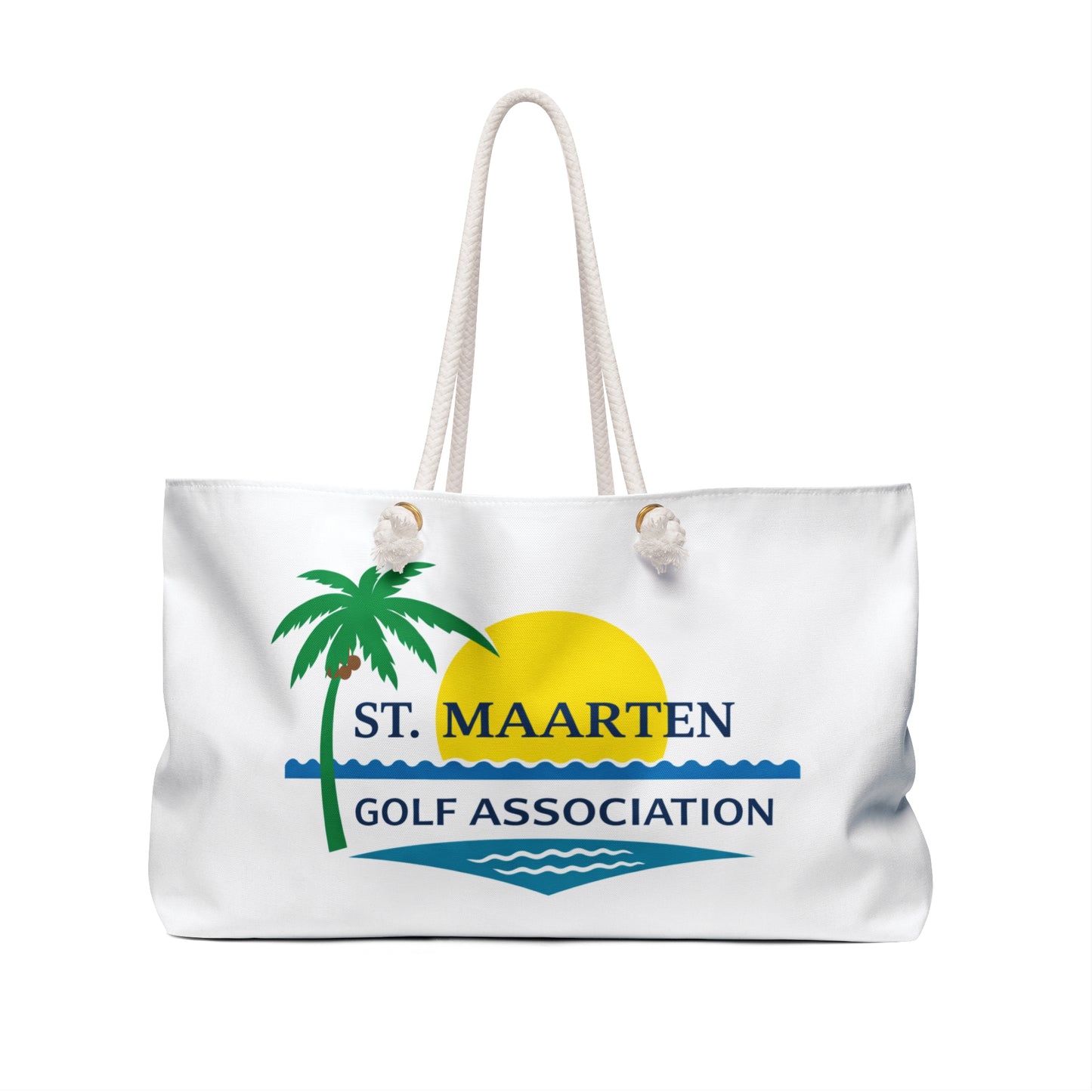 St. Maarten Golf Association Weekender Bag — Tropical Palm Golf Travel Tote