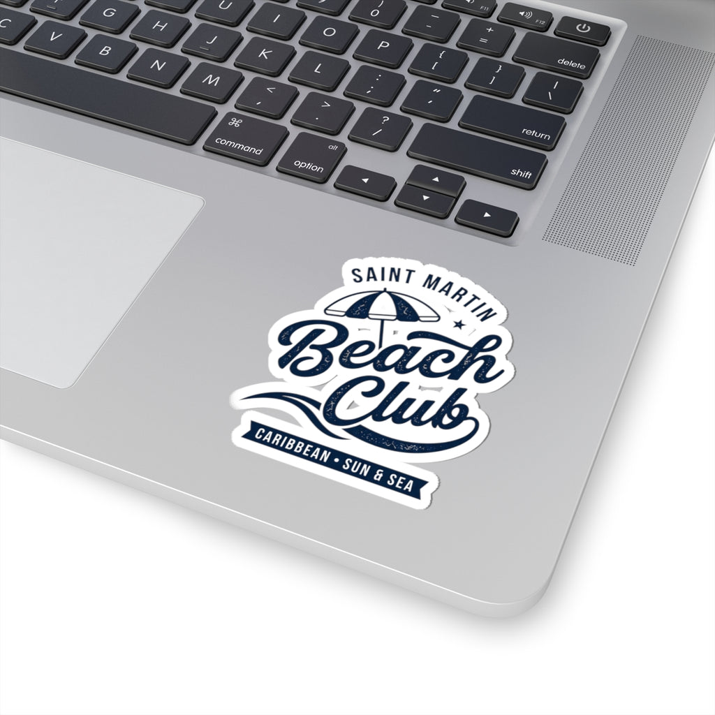 Saint Martin Beach Club Sticker – Retro Island Badge, paper products product image 7.