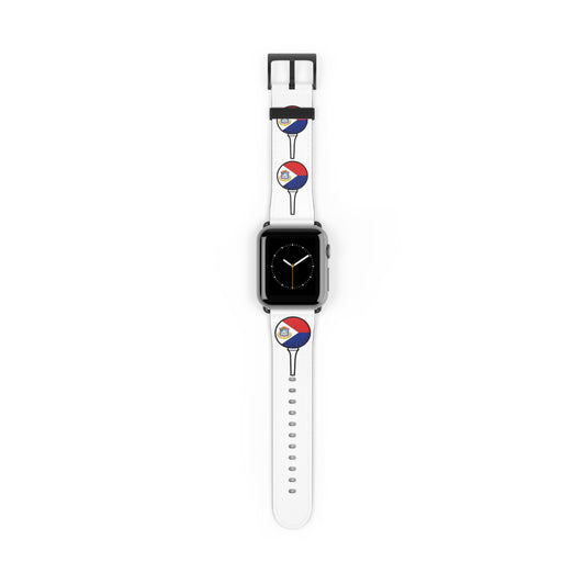 Sint Maarten Flag Apple Watch Band
