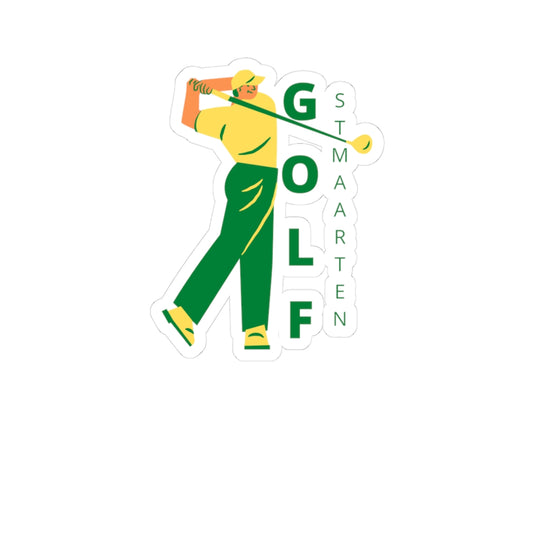 St. Maarten Golf Sticker